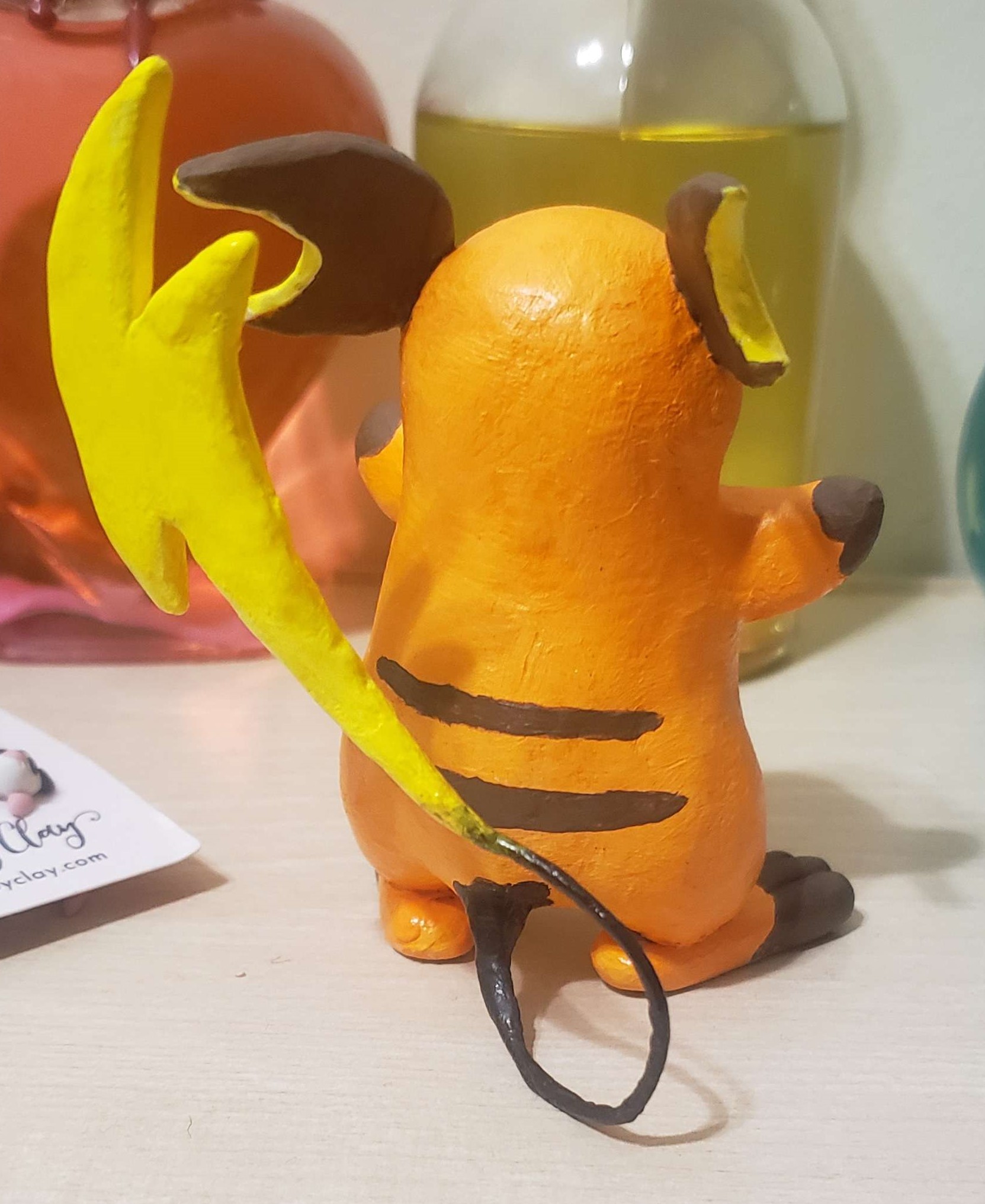 Raichu In Clay - Back